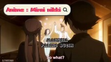 Anime mirai nikki - Yuno bucin nya Gk ketolong sampai bisa menangkis beberapa pisau loh