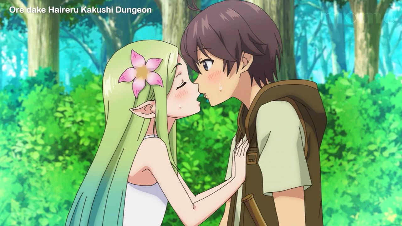 Kiss Moment Anime Ore Dake Haireru Kakushi Dungeon - BiliBili