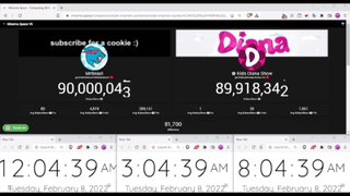 but if you close your eyes... (MrBeast surpass Kids Diana Show)