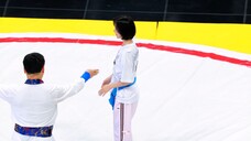 ISAC 2025 | Hearts2Hearts Jiwoo (JIWOO)🎧vs Say My Name Junhwi wrestling preliminary round