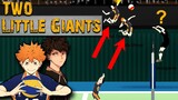 The Spike. Two Little Giants. Hinata Shoyo and Udai Tenma. Karasuno. Haikyuu. Volleyball 3x3
