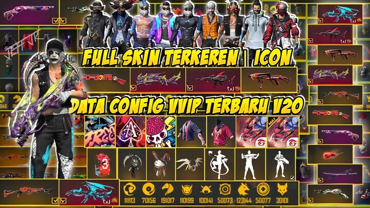 SETELAH UPDATE‼️DATA CONFIG VVIP FF MAX & BIASA | FULL ICON | CONFIG LINK MEDIAFIRE UPDATE V 2.90.7