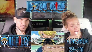 One Piece 29-30 | THIS ALMOST BROKE US | Sanji joins Luffy | REACTION/REVIEW