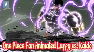 Gear 5 Luffy vs. Dragon Form Kaido, Zoro's left eye seal removed-1