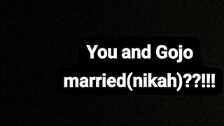 gojo married sama siapa?