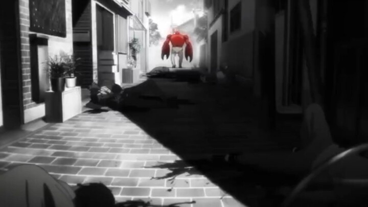 one punch man kepiting raksasa lucu