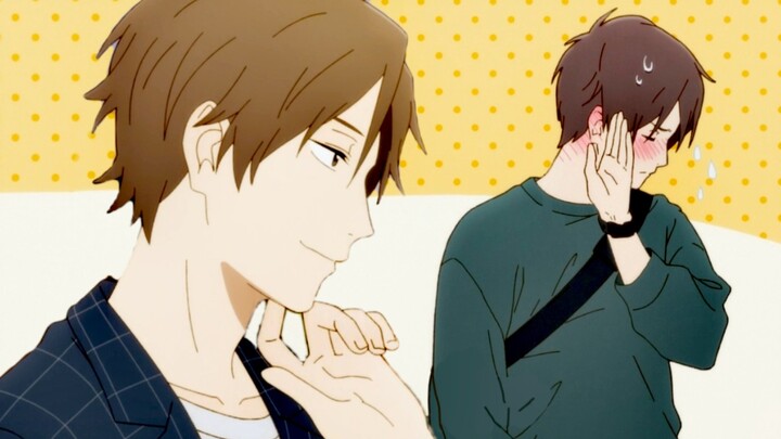 "Is this the charm of being older?! Sticking to each other is so healing" [Cute and cool boy]