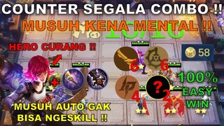 BISA COUNTER SEGALA COMBO !! MUSUH GAK USAH NGESKILL !! AUTO WIN INI MAH MAGIC CHESS MOBILE LEGENDS