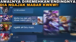 AWALNYA DIREMEHKAN SAMA TEAM DI KIRA GUA BARU MAIN ML MATCH KECIL, ENDINGNYA MINTA NGAJAK MABAR LAGI