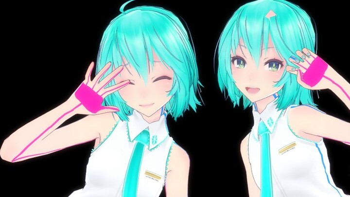 [การกระจายการกระทำ MMD] การแสดงการกระทำ Kep1er-Wadada (เวอร์ชันสีขาวของ Lee Caiyan และ Sakamoto Mai)