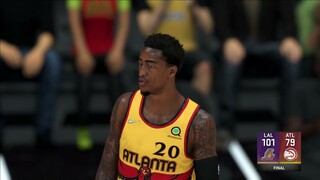 NBA2K22 FULL GAME HIGHLIGHTS  LAKERS VS HAWKS I NBA Regular Season I I January 6, 2022 I NBA2k22