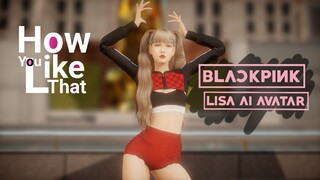 BLACKPINK Animation Lisa AI - How You Like That