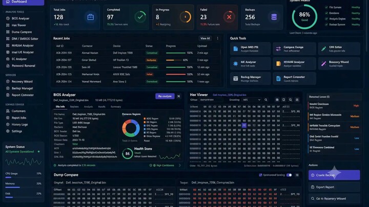 BIOS Unlock AI Pro _ The AI-Powered Tool for BIOS Analysis Auto ME Clean, DMI, F