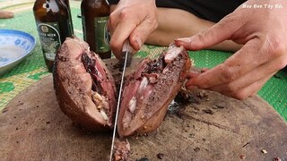 Tim Bò Nướng Giấy Bạc (Món ăn tái chín đồ nhậu rất hợp với uống bia) | Hoa Ban Tây Bắc