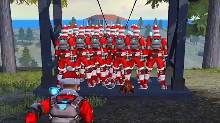 prank ff ziplan santa winterland #ff #freefire #roblox #fishit