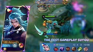 The Best Gameplay Suyou Jungler 🔥🔥| Best Build and Emblem Suyou Jungler 🥇🥇 | Suyou MLBB
