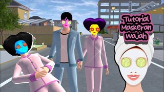 Tutorial Maskeran Wajah🎭🤩 - Sakura School Simulator 🤗🌸