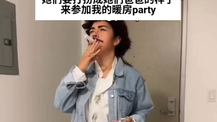 Cho các chị em hóa trang thành bố của mình để tham gia buổi tiệc!