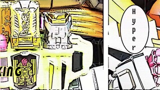 Dimensionality reduction strike, combination of movement and stillness, using comics to open the fir