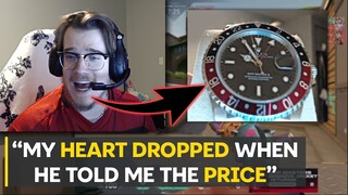 Zellsis Shows TenZ's Custom Sentinels colored Rolex With His Name & Reveals Its Price