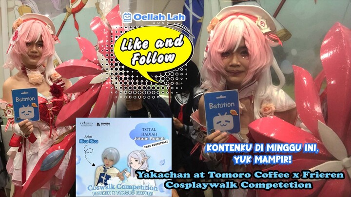 Yakachan at Tomoro Coffee x Frieren Cosplaywalk Competetion