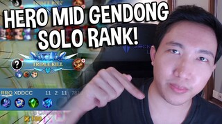 KALIAN SUKA SOLO RANK? INI HERO MID TERBAIK BUAT GENDONG DI SOLO RANK! - Mobile Legends