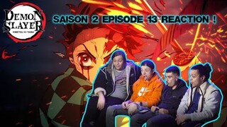 TANJIRO & NEZUKO VS 6 ÈME LUNE !! DEMON SLAYER SAISON 2 EPISODE 13 REACTION ! FR