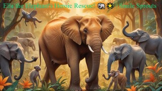 Ella the Elephant's Heroic Rescue! 🐘🌟 | Smile Sprouts