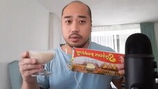 ASMR Soy Bean Pudding🍮 + Finger Licking & Glass Dessert Cup Lick 👅
