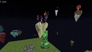 Ketika pulau langit akan menjatuhkan jiwa makhluk itu, itu juga dapat dimiliki, cara menggunakan karakteristik makhluk itu untuk bertahan hidup #Minecraft