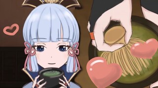 [Genshin Impact Animation] ❤️ Hẹn hò với Ayaka Kamari trong phòng trà 🍵 (Video hỗ trợ giấc ngủ, âm lượng nhỏ)