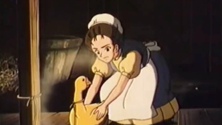 A man chops down a big tree and finds a golden goose, unexpectedly marrying a princess from another 