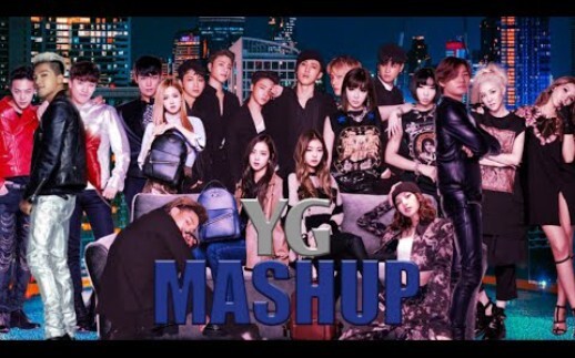 【YG 】太6了！黑泡大佬来袭，15分钟歪鸡所有艺人混音，不愧是YG!