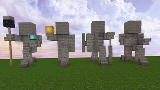 🔴HOW TO BUILD STATUE IN BLOCKMAN GO -SKY BLOCK