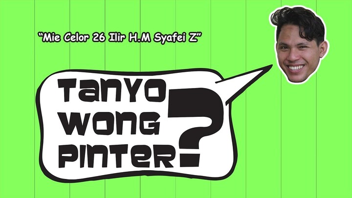 Mie Legenda Khas Sumatera Selatan, Mie Celor 26 Ilir H. M Syafei Z - TANYO WONG PINTER S2 (1)