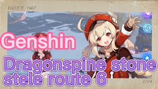 Dragonspine stone stele route 6