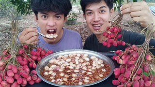 ซั่วหมากแงวป่า!! " หมากคอแลน " ลิ้นจี่อิสาน สุดเปรี้ยวสุดแซ่บจริงๆ.