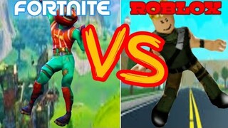 ROBLOX VS FORTNITE (FORTNITE DANCE BATTLE)!!