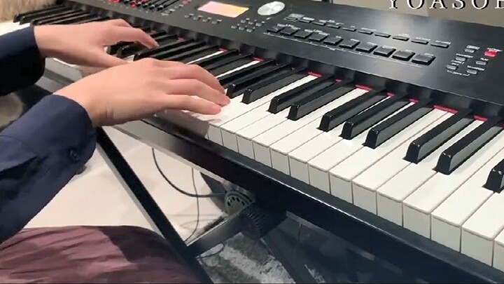 [Free Score] Japanese Band Keyboardist Playing Teaching Demonstration: Ye に駆ける/YOASOBI