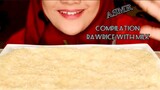 RAW RICE EATING|| COMPILATION RAW BASMATI RICE WITH MILK🍼🍼🍼🍼|MAKANN BERAS MENTAH|ASMR INDONESIA