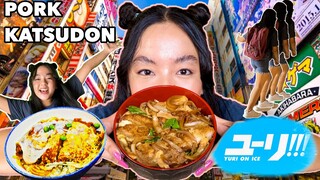 I WENT TO JAPAN | I TRIED TO RECREATE ANIME FOOD | PORK KATSUDON FROM YURI ON ICE!