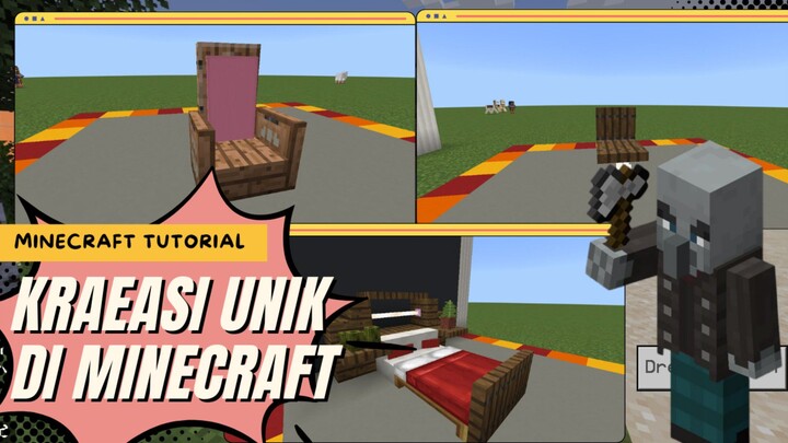 KREASI INI BISA MEMBUAT RUMAH MINECRAFT MU AESTHETIC!!-MINECRAFT TUTORIAL #2