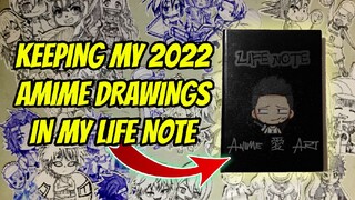 Keeping My 2022 Anime Drawings🔥 | Thank you Bilibili💕 | Thank you 2022🎉