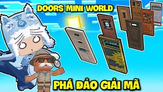 MINI GAME: MEOWPEO VÀ GB THỬ THÁCH PHÁ ĐẢO DOORS GIẢI MÃ TRONG MINI WORLD