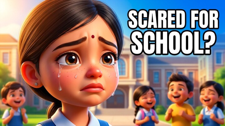 Anaya's First Day | A Little Girl's First Day #EmotionalStory #CuteStory #Animation #BilibiliCreator