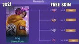 CLAIM STARLIGHT SKIN PACKAGE AND EQUIPED BADGE! FREE SKIN (SECRET EVENT) | MOBILE LEGENDS