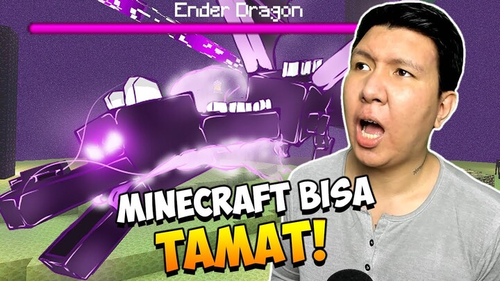 Melawan Ender Dragon & Menamatkan Minecraft!