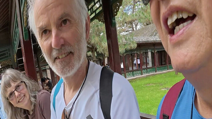 The British stepfather and the Chinese father-in-law actually hit it off and couldn’t stop talking.
