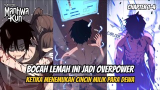 BOCAH LEMAH INI JADI OVERPOWER KETIKA MENEMUKAN CINCIN MILIK PARA DEWA❗Alur cerita Manhwa Ch. 1-4