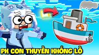 CHIẾC THUYỀN KHỔNG LỒ TRONG MINI WORLD MEOWPEO THỬ THÁCH PHÁ ĐẢO MAP PARKOUR MINI GAME SIÊU TO